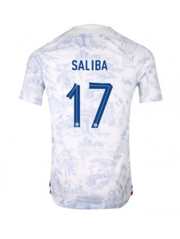 Frankreich William Saliba #17 Auswärtstrikot WM 2022 Kurzarm